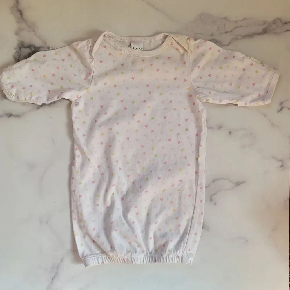 Circo Newborn mini heart full gown night dress